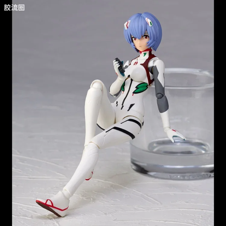 海洋堂转轮科技山口式可动系列 EVANGELION EVOLUTION EV-022EX 绫波丽(仮称)[白] - 图片
